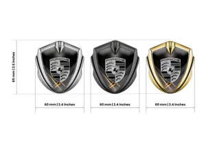 Porsche Insignias de Logo Coche de Lujo Estilo Limitado Chic